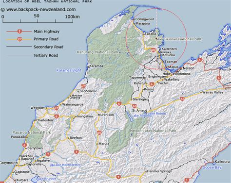 Where is Abel Tasman National Park? Map - New Zealand Maps