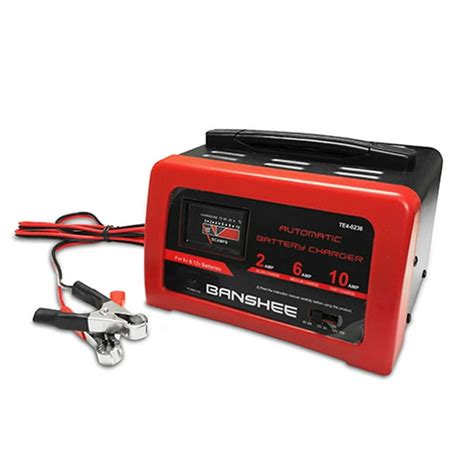 10 Amp 6/12 Volt CAR BATTERY CHARGER MAINTAINER DEEP CYCLE AGM ...