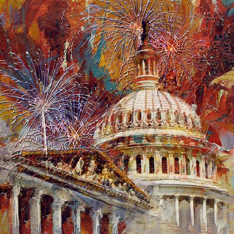 070 United States Capitol building - US Independence Day celebration ...