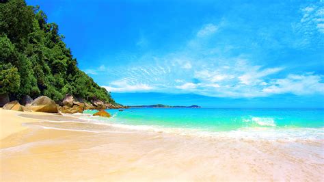 Awesome Tropical Beach Paradise [3840 x 2160] : wallpaper