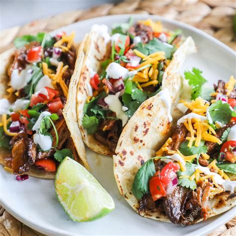 BBQ Brisket Tacos · Easy Family Recipes