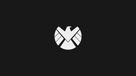 Avengers Shield logo with black background HD wallpaper | Wallpaper Flare