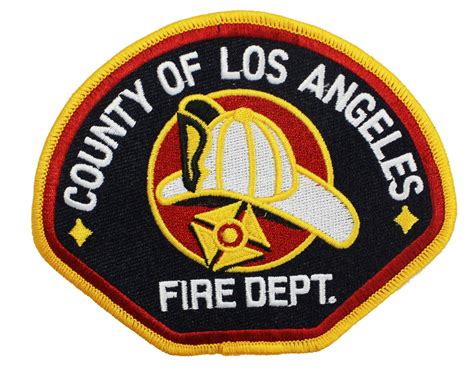 County of Los Angeles Fire Dept. Shoulder Patch – Security Uniform