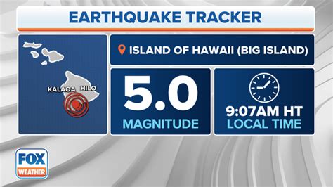 Strong shaking felt in Hawaii after magnitude 5.0 earthquake rattles ...