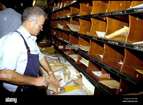 Mail sorting pigeon holes hi-res stock photography and images - Alamy