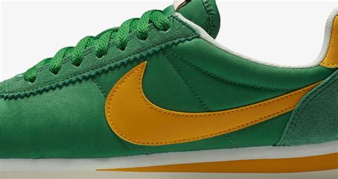 Women's Nike Classic Cortez Premium 'Classic Green & Yellow Ochre ...