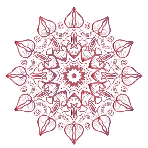 Healing Spirituality Vector Hd PNG Images, Meditational Mandala Design Line Art Healing ...