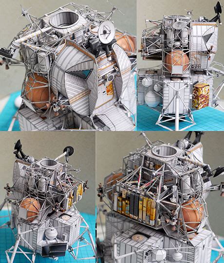 Apollo 13 Lunar Module Aquarius Paper Model | Paperized Crafts