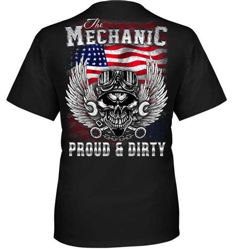 Mechanic Proud T-shirt | Clothes design, Shirts, Clothes