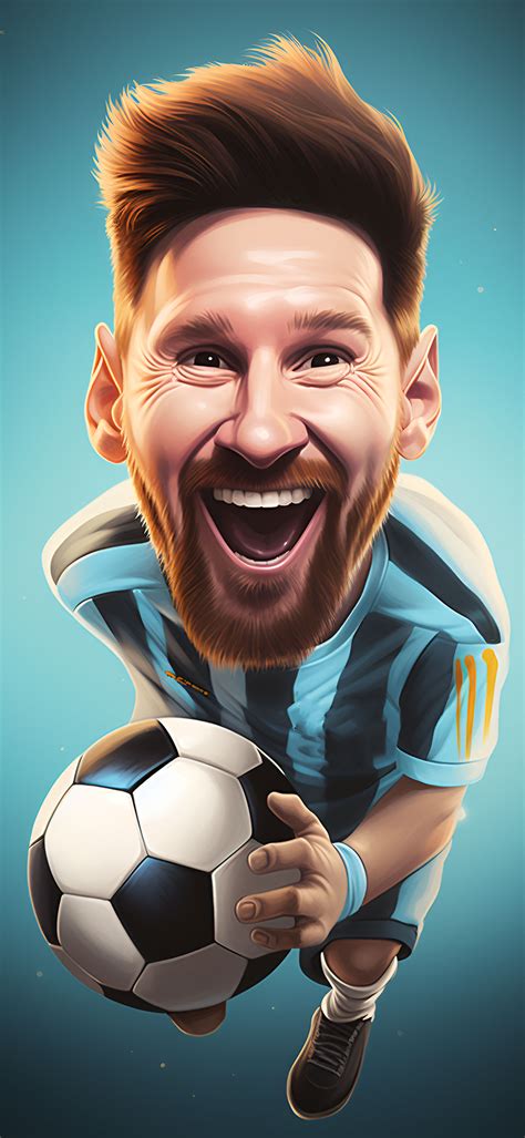 Free download Happy Lionel Messi with Ball Wallpapers Lionel Messi Wallpaper 4k [1463x3171] for ...