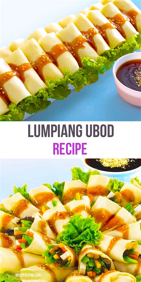 Lumpiang Ubod Recipe Filipino Lumpia with palm heart | Recipe | Philippine cuisine, Filipino ...