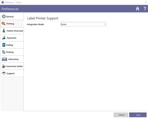 Dymo 450 Series Label Printer Setup within GoRev | Guru