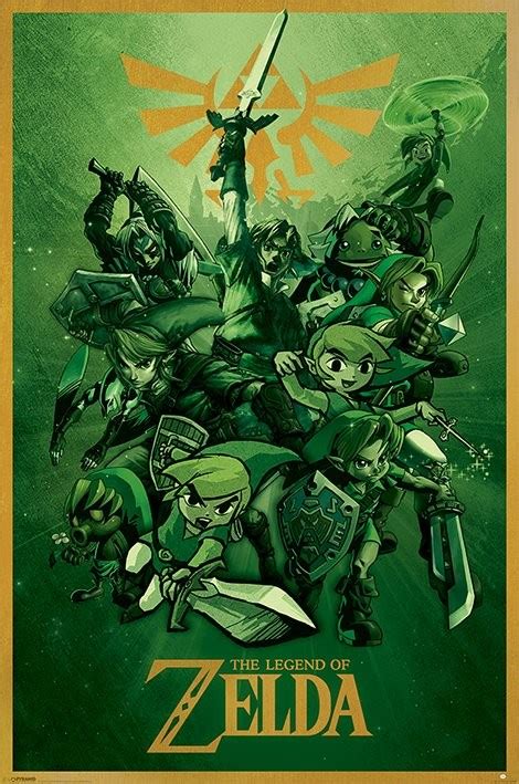 Poster, Quadro The Legend Of Zelda - Link | Poster sul muro | 3+1 GRATIS | Europosters