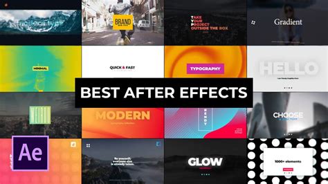 Best After Effects Templates Contest + 250 FREE Motion Graphics - YouTube