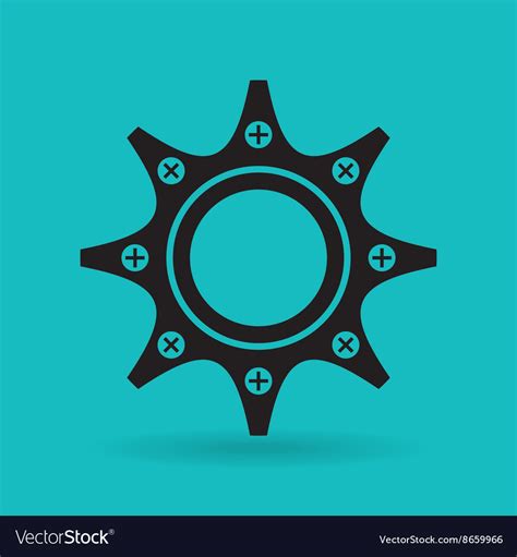 Gear wheels design Royalty Free Vector Image - VectorStock