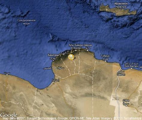 History of Cyrenaica: video, popular tourist places, Satellite map - Libya , Tours TV