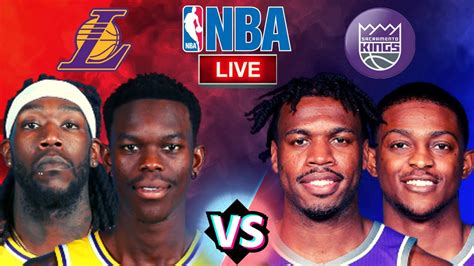 Los Angeles Lakers vs Sacramento Kings | LAKERS @ KINGS | NBA Live ...