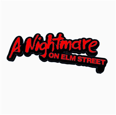 STL file A NIGHTMARE ON ELM STREET Logo Display by MANIACMANCAVE3D 🎬・3D printable design to ...