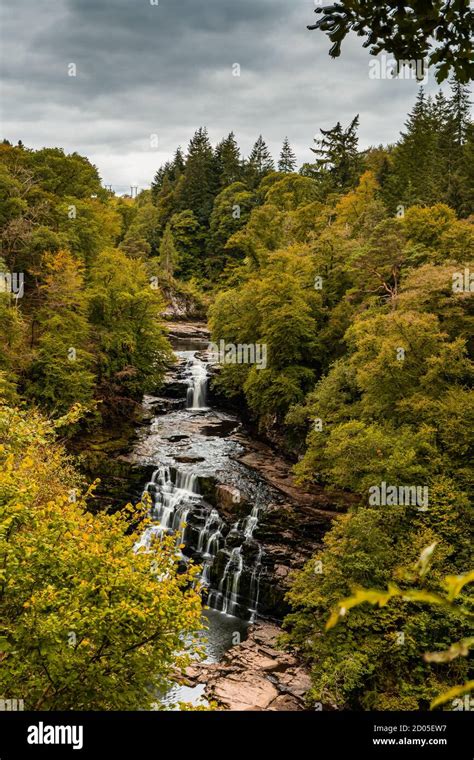 new lanark & falls of clyde Stock Photo - Alamy