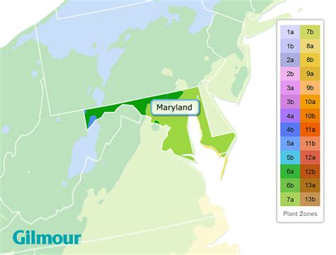 Maryland Planting Zones - Growing Zone Map | Gilmour