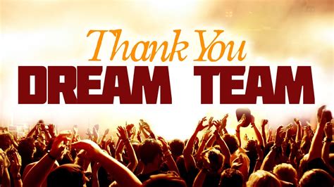 Dream Team Appreciation 2015 - YouTube