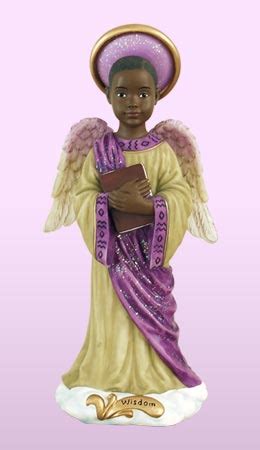 Black Angel Figurines | African American Figurines | Black American ...