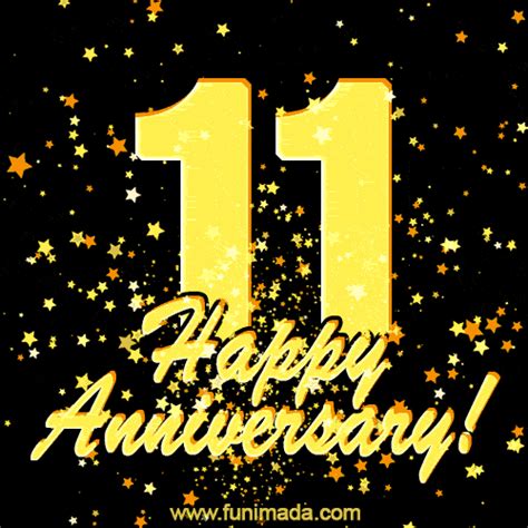 Happy 11th Anniversary GIFs | Funimada.com