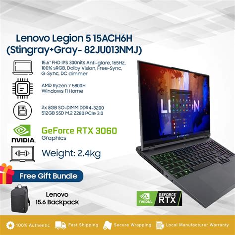 Lenovo Legion 5 15ACH6H 15" Laptop Price In Malaysia - KTS