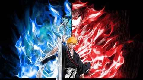 Zangetsu and Hollow - Made this awhile back : bleach