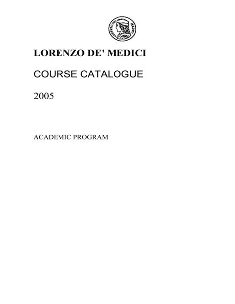 lorenzo de' medici - European Heritage Institute