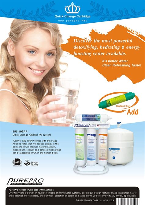 PurePro® Alkaline Reverse Osmosis Water Filter Systems