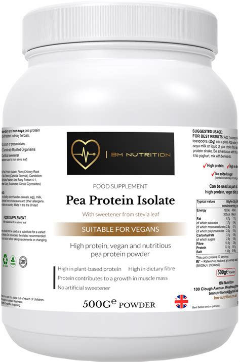 Pea Protein Isolate | BM Nutrition