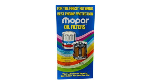 1972 Mopar Oil Filters, Single-Sided Plastic 15x30x1.5 | K452 | Indy 2019