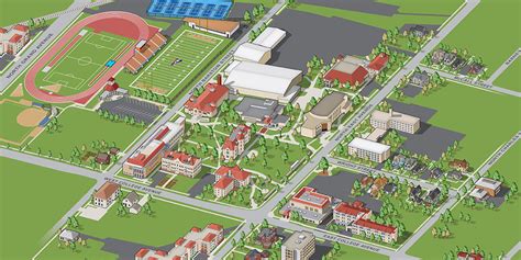 Campus and city maps