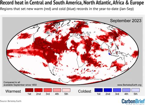 State of the climate: Global temperatures throughout mid-2023 shatter records - Carbon Brief