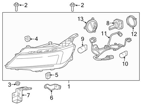 Chevrolet Impala Headlight Assembly. Impala; w/HID; Left. W - 84434643 | Hadwin White Wholesale ...