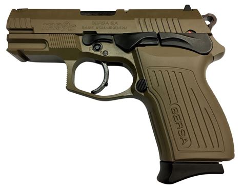 Bersa TPR9CFDE TPR Compact 9mm Luger 3.25" 13+1 Flat Dark Earth - White ...