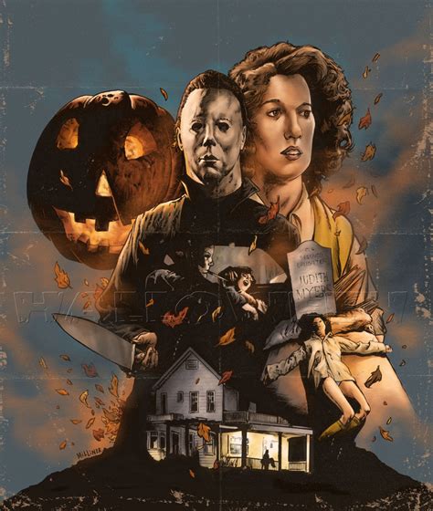 The Horrors of Halloween: HALLOWEEN (1978) Character Poster Art by NATHAN THOMAS MILLINER