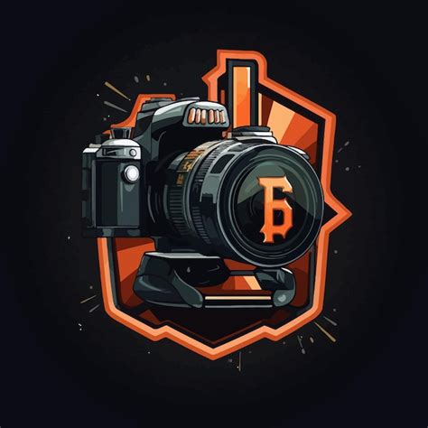 Premium Vector | Old camera logo art