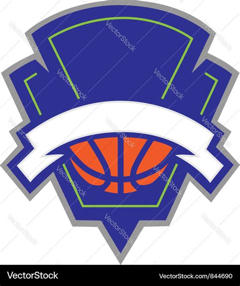 Basketball logo Royalty Free Vector Image - VectorStock