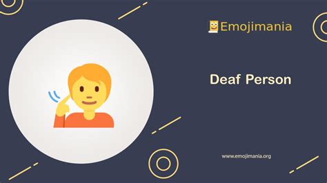 🧏 Meaning | Deaf Person Emoji | Copy and Paste