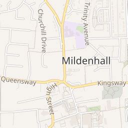 Map Of Mildenhall England | secretmuseum