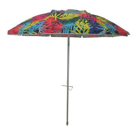 BIG 7ft. Beach Umbrella Aluminum Patio Multi-Color Tilt Sand Screw Storage Bag | eBay