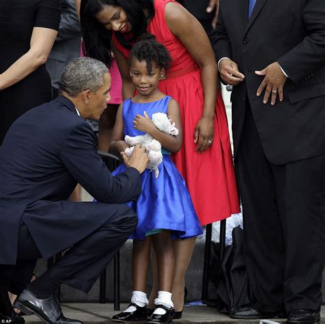 Martin Luther King's granddaughter, 5, steals the show at 50th anniversary celebration of his ...