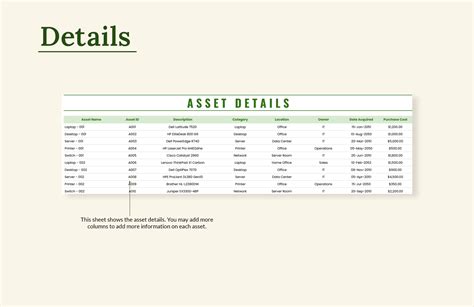 IT Asset Allocation Sheet Template in Excel, Google Sheets - Download ...