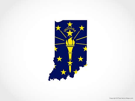 Indiana Flag Vector at Vectorified.com | Collection of Indiana Flag ...