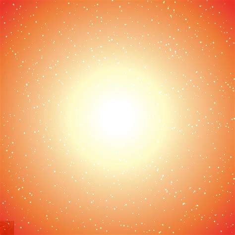 Orange abstract background, yellow sun light wallpaper, bright design vector illustration ...