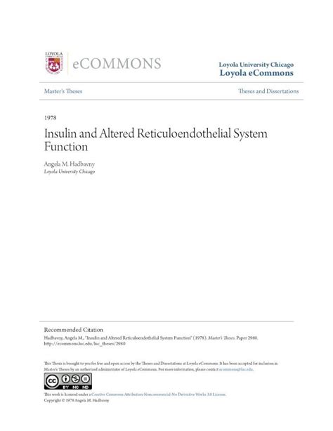 (PDF) Insulin and Altered Reticuloendothelial System Function · 2017. 1. 5 ...