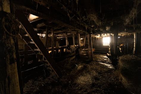 Interior of an Abandoned Barn · Free Stock Photo