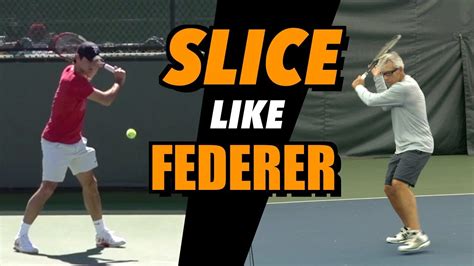 How To Hit Backhand Slice like FEDERER - Tennis Technique & Drills - YouTube